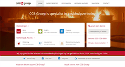 Desktop Screenshot of ccb-groep.nl
